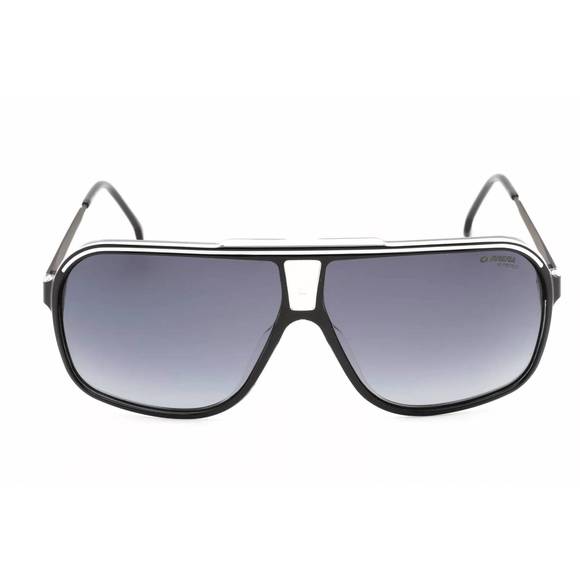 NEW CARRERA unisex grand prix 3 080s 9o sunglasses in black white / grey shaded - Picture 1 of 2